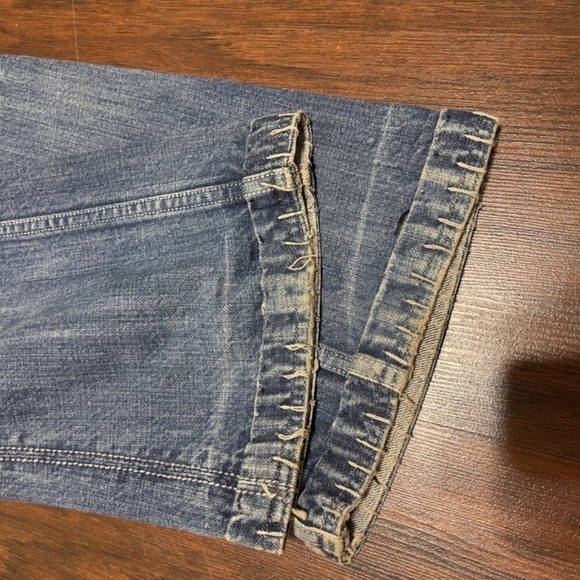 ANTIK DENIM JEANS Vintage 90s Y2K Fashion  embroidered back pocket size 28 EUC - Picture 14 of 16